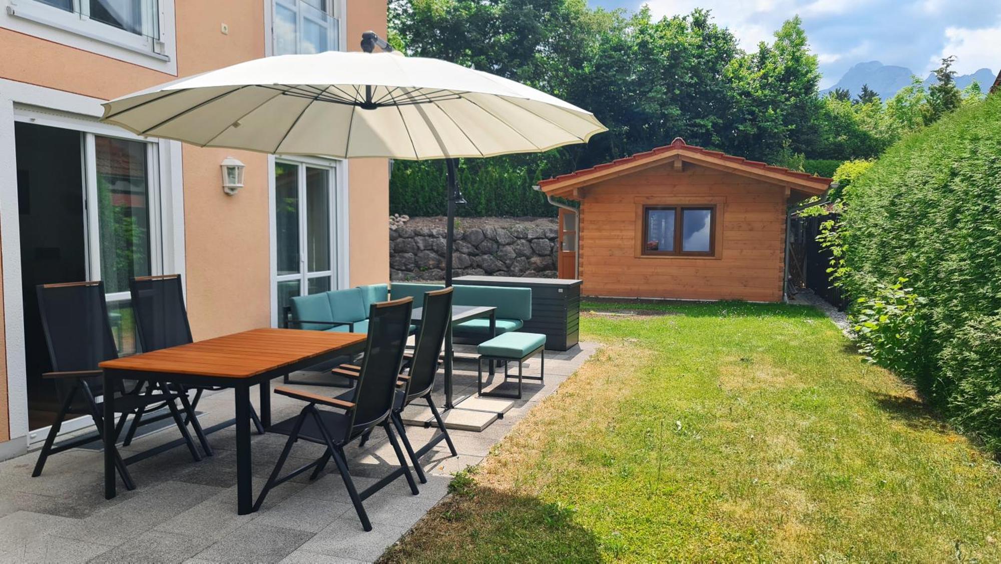 Alpina Sonnen-Appartements Fuessen Incl Xl-Sonnen-Terrasse & Koenigscard Kültér fotó
